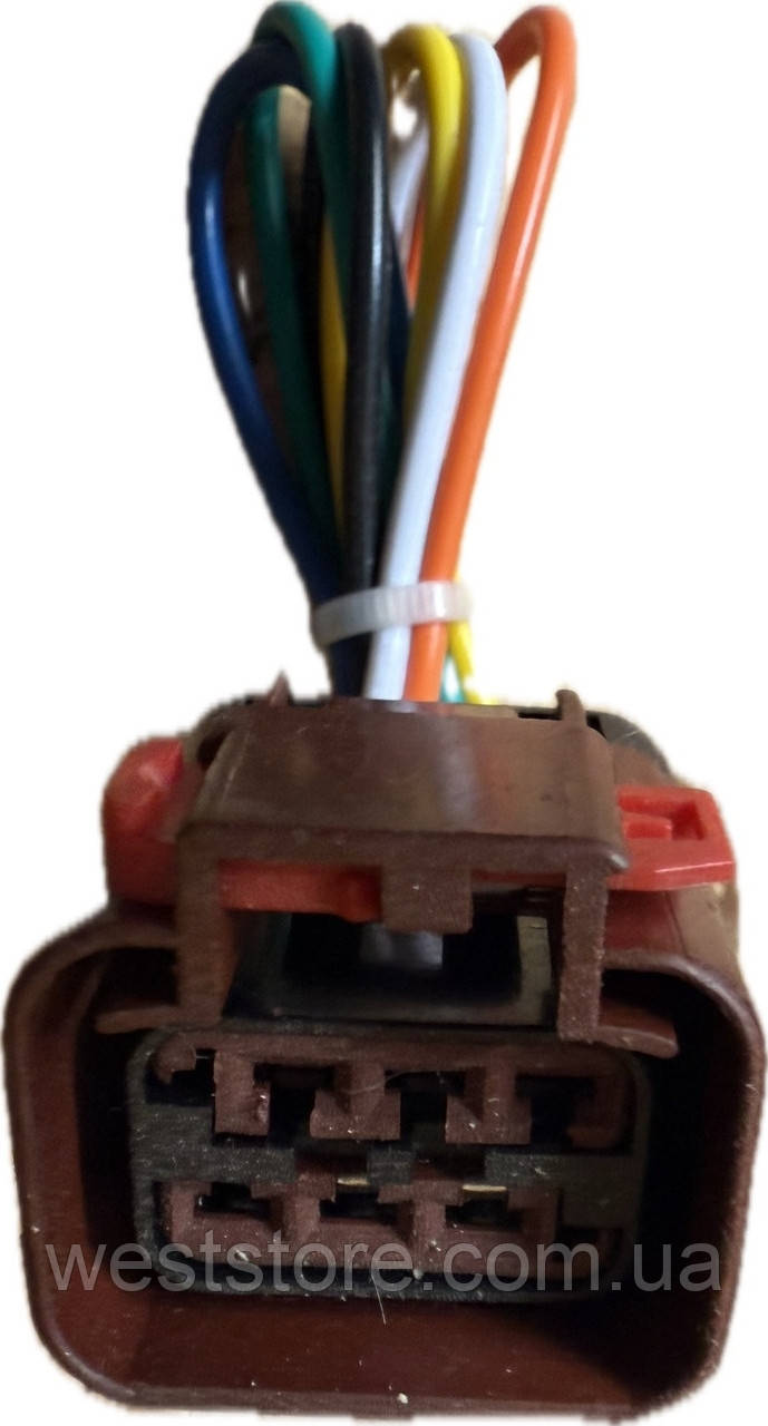 Роз'єм ЕБН (модуля паливного насоса) Ланос, Сенс (6 контактів), фото 1