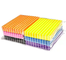 Одноразові бафи для манікюру 100/180 гритів (50 шт./пач.)