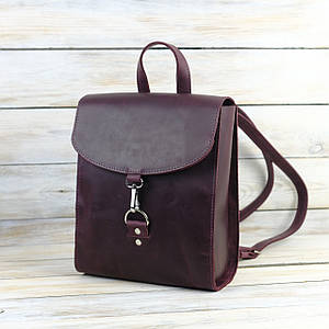 Жіночий рюкзак Венеція з натуральної шкіри колір Богдо, розмір міні