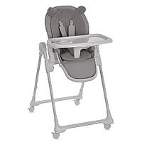 Стільчик для годування ME 1037 CRYSTAL Bear Gray