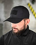 Тактичний набір POLICE 5в1 чорний: куртка, штани, фліска, ремінь, бейсболка ПП7863 ТМ, фото 7