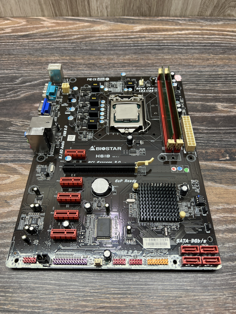 БВ Комплект Материнська плата Biostar H61B + Процессор Pentium G850