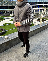 Мужская куртка матовая плащевка