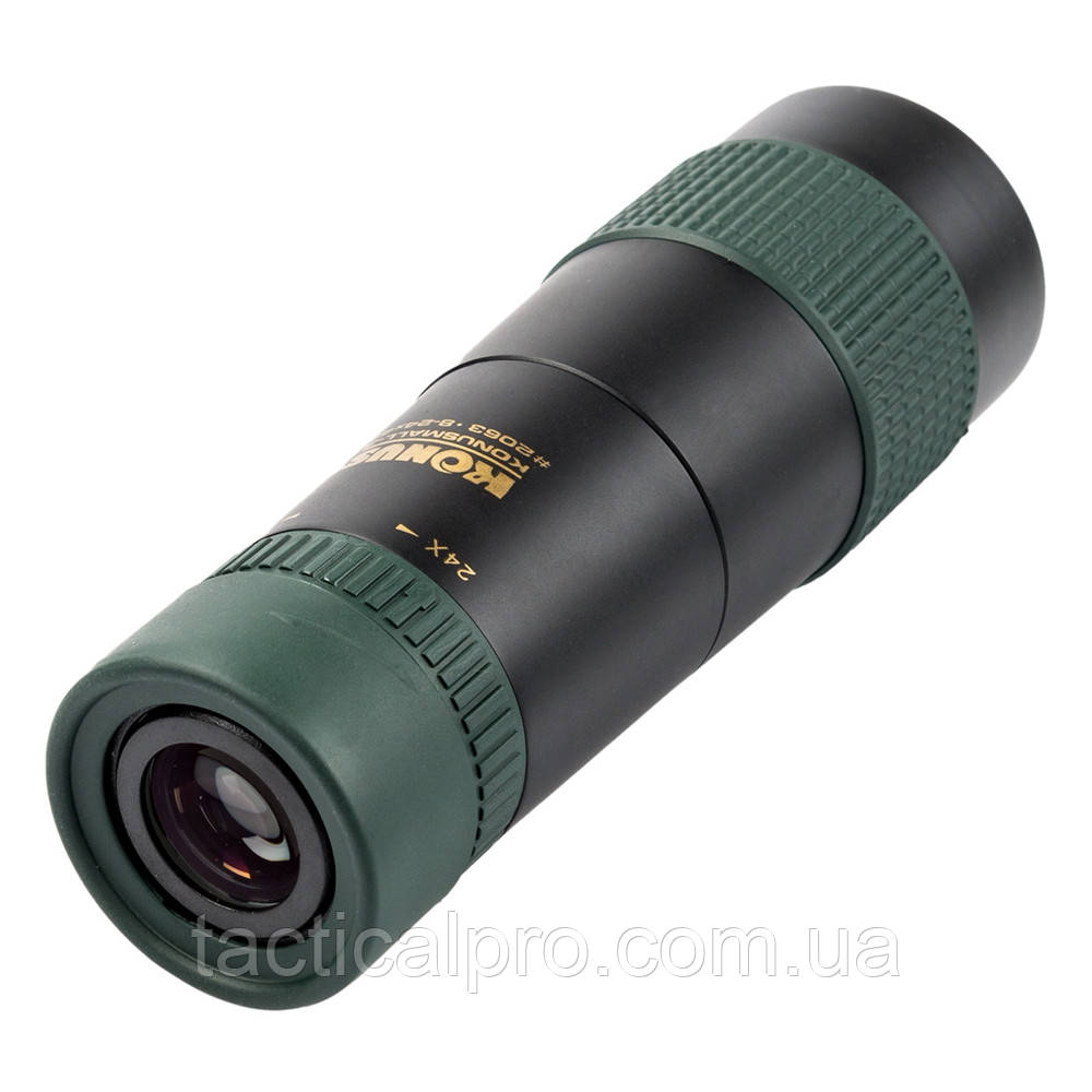 Монокуляр KONUS KonuSmall-3 8-24x40, смартфон-адаптер, чохол, ремінець, захисні кришки, фото 1