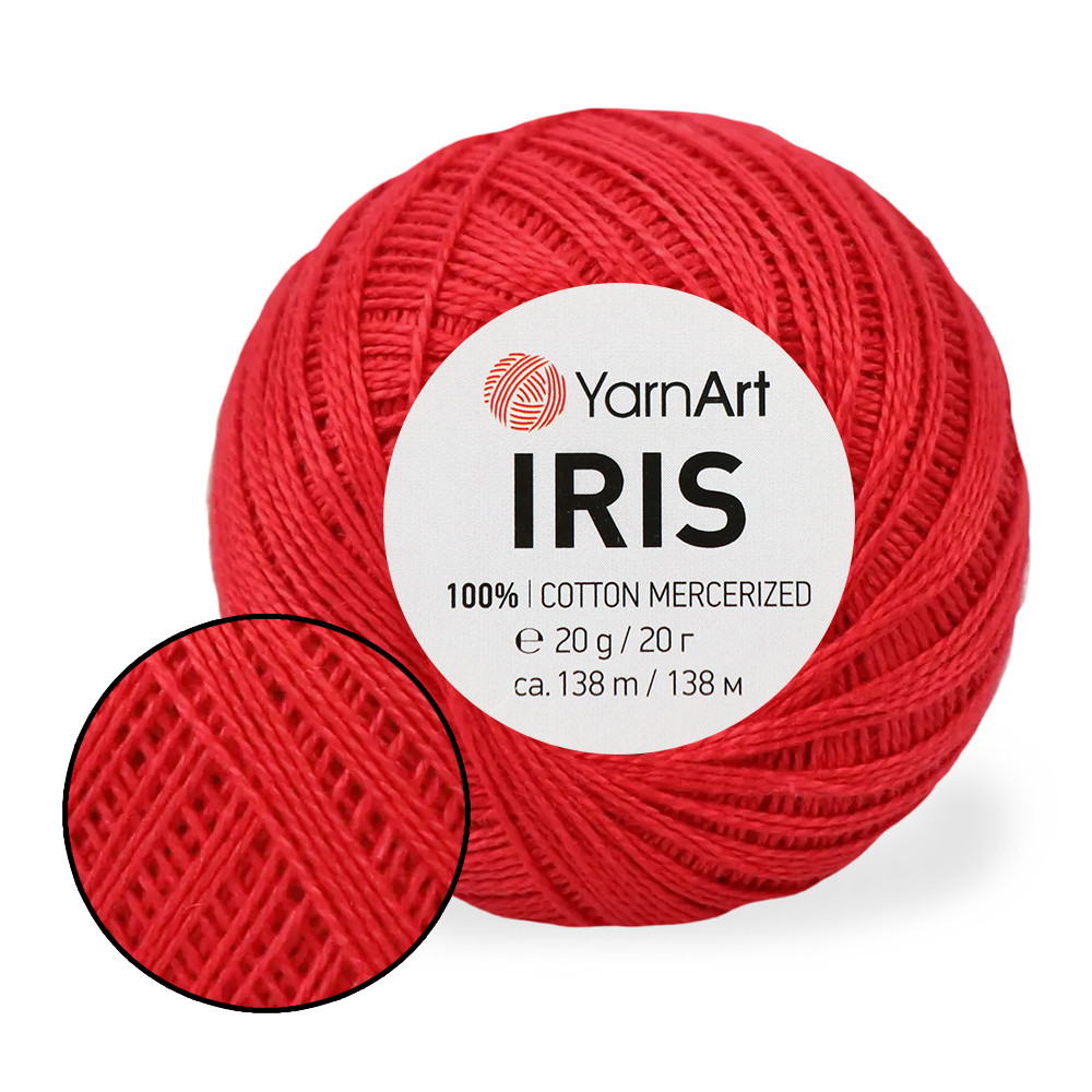 YarnArt IRIS, Червоний №916, фото 1