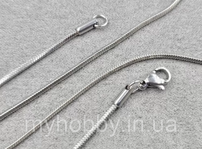 Ланцюг 1,5 мм довжина 45 см з нержавіючої сталі, фото 1