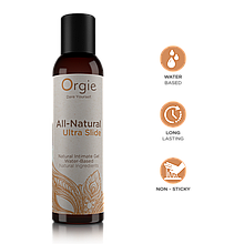 Натуральний інтимний гель-лубрикант для максимально гладкого ковзання Orgie All-Natural Ultra Slide, 150 мл