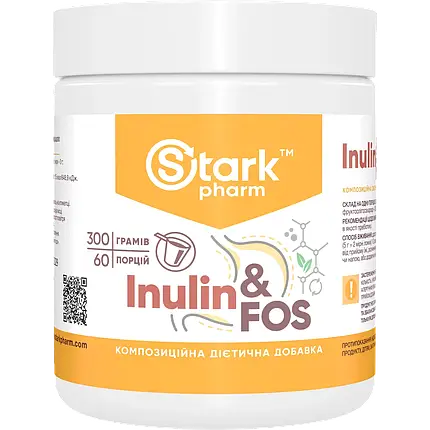 Інулін Stark Pharm Inulin & FOS 300 г, фото 1