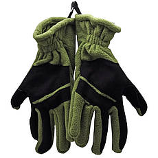 Рукавиці зимові уставні армійські ЗСУ тактичні флісові в чохлі (Олива), фото 3