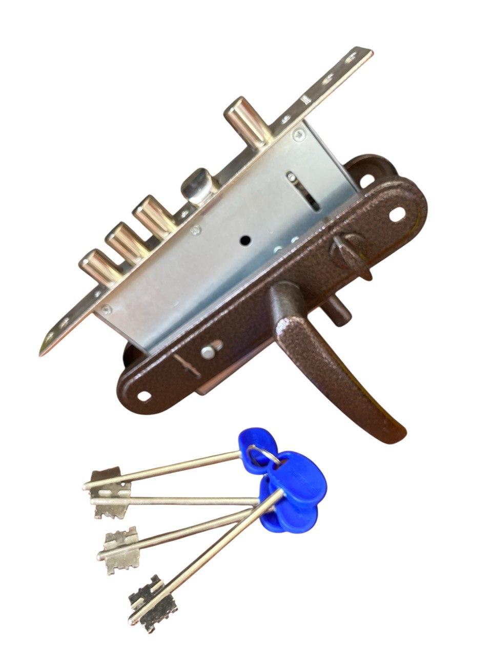 Замок з ручками Зубер 30.12 L (для лівих дверей), фото 1