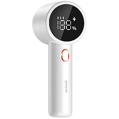 Триммер для тканини Proove Defuzzer white, акумуляторний, 1200 мАг, 3 режими швидкості, 5500/6500/7500 об/хв