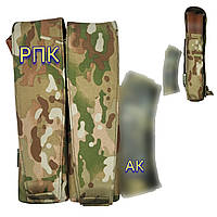 Підсумок Marck-men подвійний на 4 магазини РПК- 5.45, з клапаном. Підсумок для магазинів РПК закритий. Мультикам