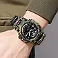 Годинник Skmei 1155BNCMGN Army Green Camo з паракордовим ремінцем | Тактичний чоловічий годинник з компасом і підсвіткою, фото 2