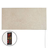 Керамічна панель опалення з програматором Flyme 250PW білий камінь, фото 5