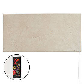 Керамічний обігрівач Flyme 250 PW з програматором, білий камінь