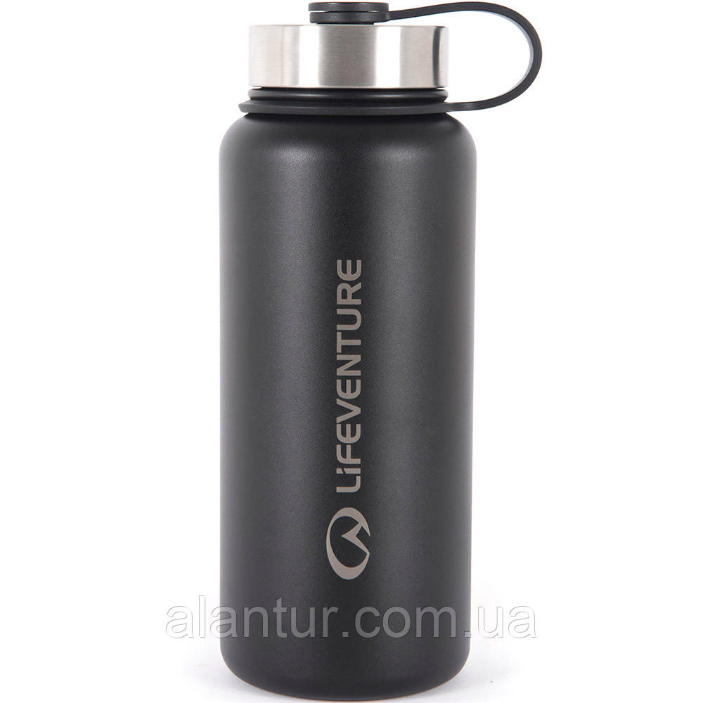 Lifeventure термофляга Stainless Steel Flask 1 L black, фото 1