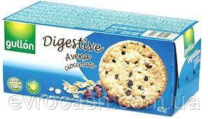 Печиво Gullon Digestive вівсяне з крихтами шоколаду 425 гр синє, фото 1