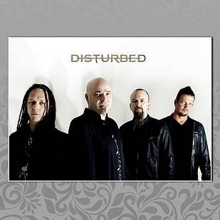 Плакат А4 Рок Disturbed
