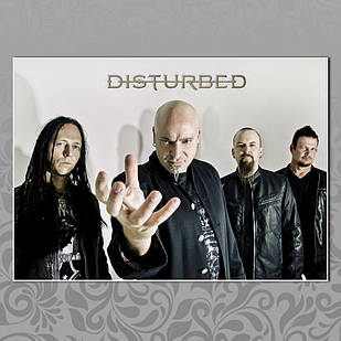 Плакат А4 Рок Disturbed 002
