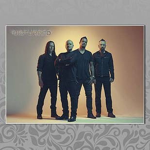 Плакат А4 Рок Disturbed 003