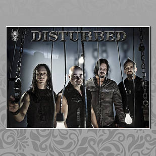 Плакат А4 Рок Disturbed 004