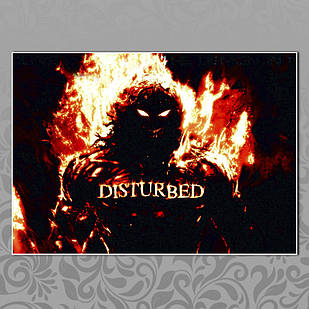 Плакат А4 Рок Disturbed 005