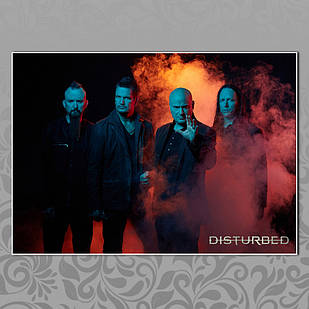 Плакат А4 Рок Disturbed 006