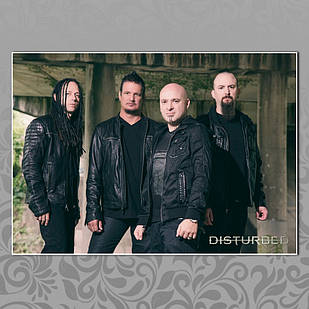 Плакат А4 Рок Disturbed 008