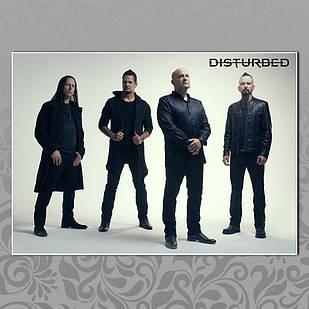Плакат А4 Рок Disturbed 009