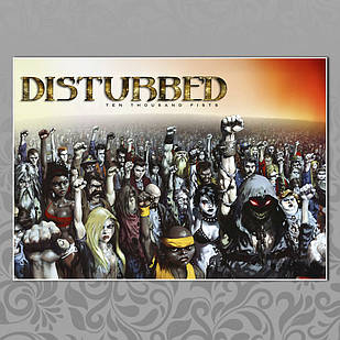 Плакат А4 Рок Disturbed 010