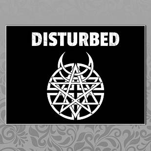 Плакат А4 Рок Disturbed 023
