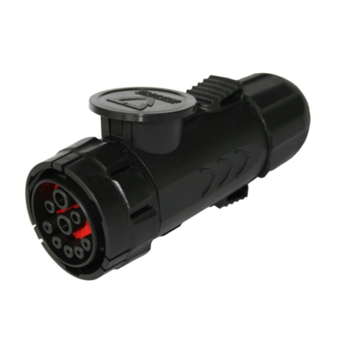 Вилка-штекер на причіп 9 контактна ERICH JAEGER (ISO 11783-2) 12V на ISOBUS, фото 1