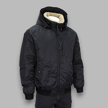 Куртка чоловіча Kings Wind (зимова) 3375 ЧОРНА 100% поліестер. Утеплювач: тінсулейт 52(Р)