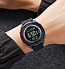 Годинник чоловічий наручний спортивний Skmei 2412 силіконовий з магнітною застібкою (Чорний), фото 5
