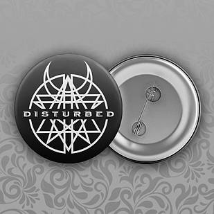 Значок 56 мм Disturbed
