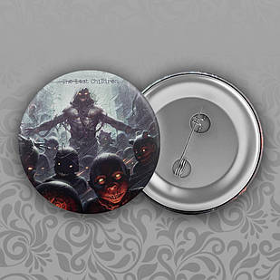 Значок 56 мм Disturbed 004