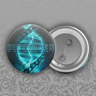 Значок 56 мм Disturbed 011
