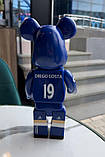 Фігурка Bearbrick CFC Yokohama синя 400% 28 см інтер'єрна колекційна фігурка ведмежа Беарбрик, фото 3