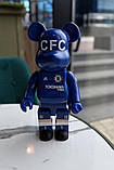 Фігурка Bearbrick CFC Yokohama синя 400% 28 см інтер'єрна колекційна фігурка ведмежа Беарбрик, фото 9