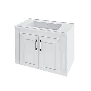 "Аскольд" тумба підвісна з ум. Родео 80, біла