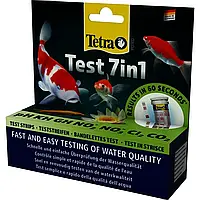 Набір тестів Tetra Pond Test 7in1 для ставка, для перевірки показників якості води, 25 шт.