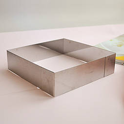 Форма кондитерська для випічки квадрат 15х15 см, висота 4 см