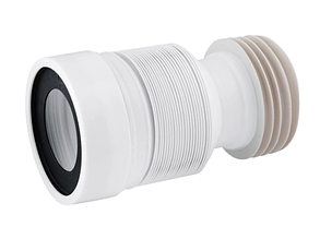 Труба для унітазу гофра з випуском (K828) Ø110 мм L=231–500 мм