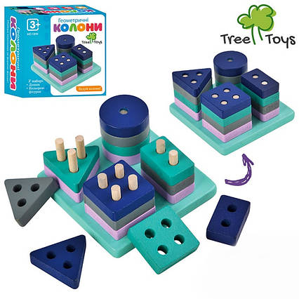 Дерев'яна іграшка Геометрика (MD1899)