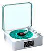 Бездротова музична колонка з підсвічуванням у стилі вінілового програвача" XKM005 бірюзова, фото 6