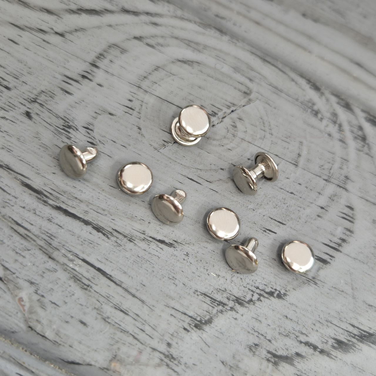 Хольнітен двосторонній 7 мм Нікель НЕРЖ (1000 шт), фото 1