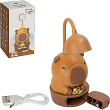 Настільна LED лампа Капібара 30см складна з точилкою XJD-73 MZOPT