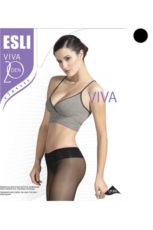 Esli Viva Колготки 20 den nero размер 4, фото 1
