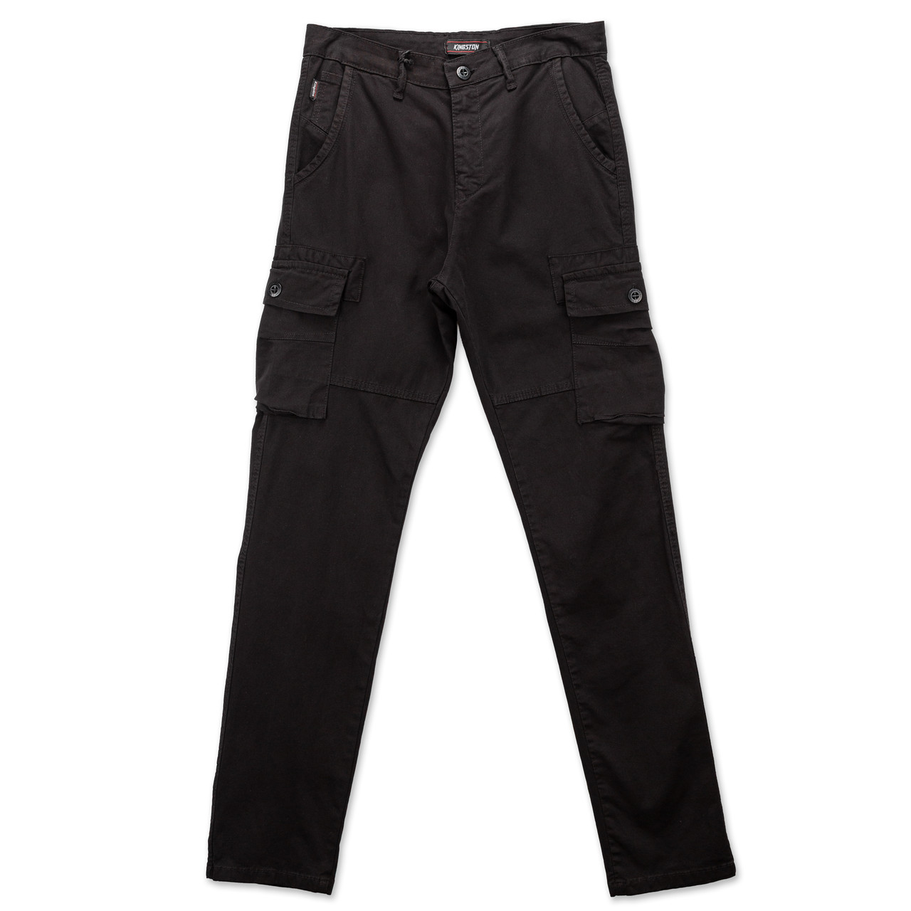 Чоловічі штани карго Kingston чорні, вільний крій, бавовняні, Туреччина, фото 1