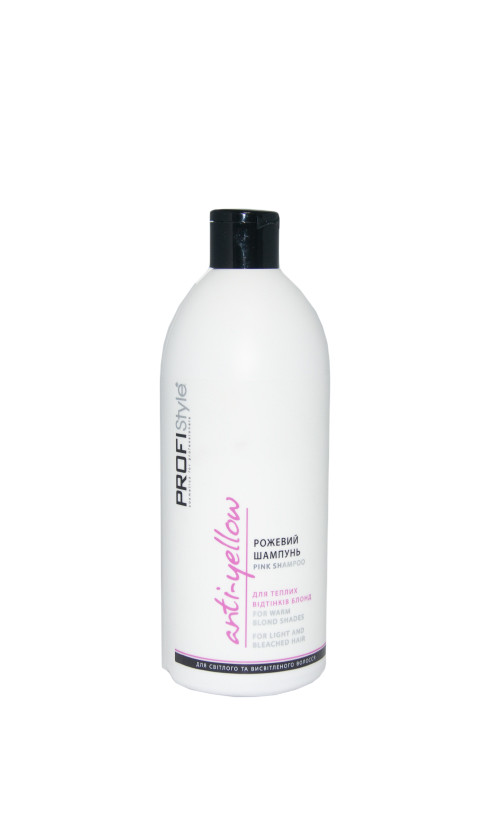 Profi Style Anti-Yellow Шампунь "Рожевий" для теплих відтінків блонд., фото 1